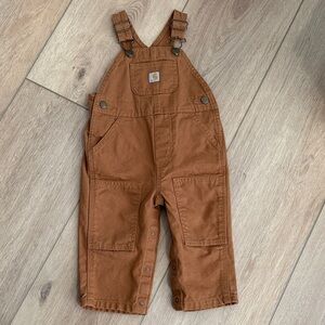 Carhartt Toddler Carhartt Brown/Rust Duck Overalls